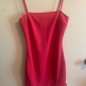 Cute Trendy Hot Pink Party Dress Size Small